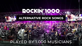 Epic performance: 1000 musicians on stage play Alternative Rock songs | Rockin'1000