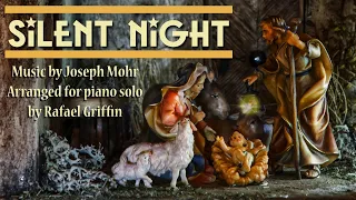 Silent Night - Christmas carol piano arrangement by Rafael Griffin (sheet music link in description)