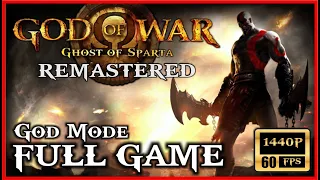 GOD OF WAR Ghost of Sparta FULL GAME Walkthrough Part 1 God Mode REMASTERED [60FPS 1440P] - No Comm