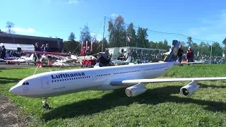 Very Large Model Aircraft Airbus A340-300 Turbine powerd R/C Airplane