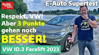 VW ID.3 (Facelift 2023): Respekt, VW! Aber das geht noch besser! - E-Auto Supertest mit Alex Bloch |