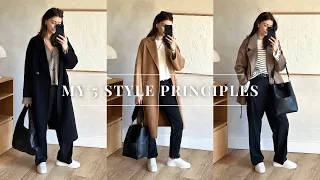 My 5 Style Principles