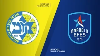 Maccabi FOX Tel Aviv - Anadolu Efes Istanbul Highlights | Turkish Airlines EuroLeague RS Round 26