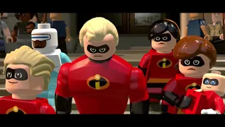 LEGO The Incredibles - MOVIE Video Game - CUTSCENES - Full Movie