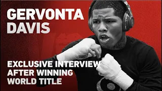 NEVER BEFORE SEEN: Gervonta Davis Interview After Winning World Title | ESNEWS Boxing