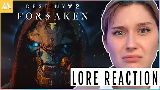 NOOB REACTS | Destiny 2 Forsaken - All Cutscenes