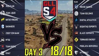 GLL PUBG Season 4 Regional Finals Day 3 EMEA - 18of18 | FULL MATCH