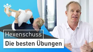 Hexenschuss lösen! TOP Übungen zur Soforthilfe bei Rückenschmerzen | Lumbago