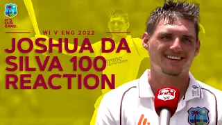 Joshua Da Silva Reaction Interview to 100*! | West Indies v England 2022