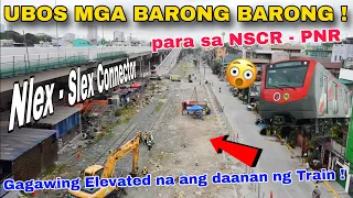 MGA BAHAY  MALAPIT SA RILES NG  PNR WASAK LAHAT ! para sa NSCR - PNR Project Manila !