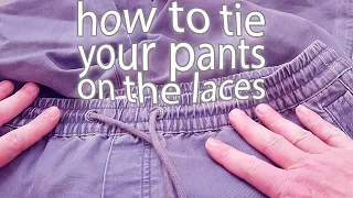 💡👀 How to tie your pants on the laces? Life-hack