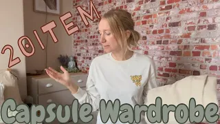 EXTREME MINIMALIST Capsule Wardrobe & DECLUTTER [Selected From my 35 item Wardrobe]