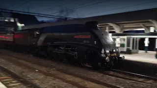 Steam at Northampton Castle Station WCML Ft. Sir Nigel Gresley 6/12/2022