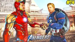 КАПИТАН АМЕРИКА ЖИВ МСТИТЕЛИ МАРВЕЛ #14 ВИДЕО ИГРА ПРО СУПЕРГЕРОЕВ MARVEL AVENGERS