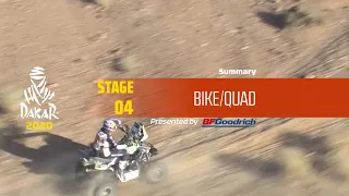 Dakar 2020 - Stage 4 (Neom / Al Ula) - Bike/Quad Summary