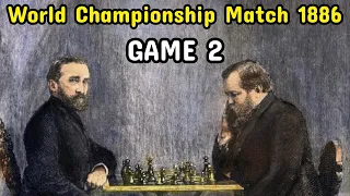 Game 2 • Wilhelm Steinitz vs Johannes Zukertort | World Championship Match (1886)