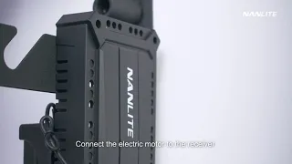 How to set up the Nanlite Motorised Background Support Kit with wireless remote control