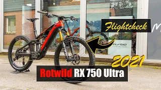 Rotwild RX 750 Ultra 2021 I Flightcheck I Shimano XTR I Carbon Rahmen I Carbon Laufräder