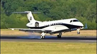 The Private Jet Traffic of London | Falcon 8X, G650ER, Global 7500 etc | Luton Airport Part 2