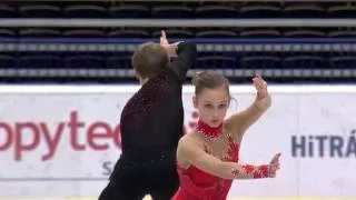 2016 ISU Junior Grand Prix - Ostrava - Pairs Short Program Amina ATAKHANOVA / Ilia SPIRIDONOV RUS