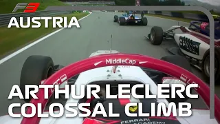 Arthur Leclerc's Colossal Climb Through The Field | 2021 Austrian Grand Prix