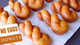 No Eggs! You won't believe how easy it is to make these donuts!
