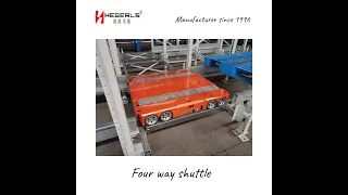 4 way, four way pallet shuttle system