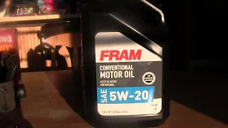 Fram Conventional Motor Oil Sold By Advanced Auto Parts