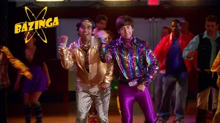 Disco Dancing And Roller Skating - The Big Bang Theory