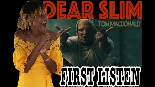 ANSWER TO EMINEM/STAN?!!! FIRST TIME HEARING Tom MacDonald - "Dear Slim" (PRO BY EMINEM) | REACTION