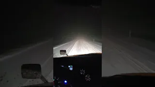 What it's like on I-80 in Wyoming in the winter.