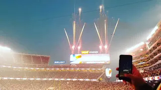 Jet Planes fly over 49ers Levi's Stadium