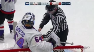 Michael DiPietro robs Adam Ruzicka | Top Prospects Game | Jan 30 2017