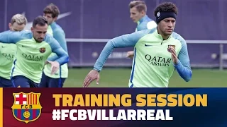 FC Barcelona return to training as preparations for Villarreal match begin