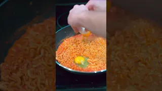 making the creamiest instant ramen.