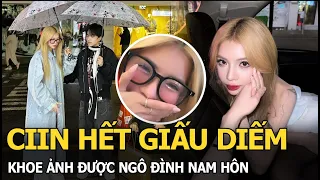 CiiN hết giấu diếm, khoe ảnh được Ngô Đình Nam hôn