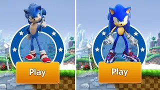 Sonic Dash VS Sonic Prime Dash I Movie Sonic VS Sonic