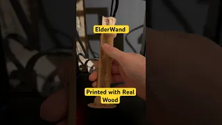 I 3D printed Harry Potter’s wand out of real wood