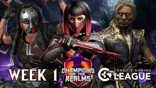 Champions of the Realms: Week 1 Pools - Tournament Matches - MK11