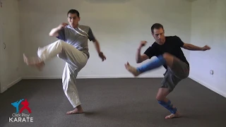 Karate Elwyn Hall Front Leg Sweep  - 20 min Workout