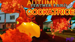 осень в деревне Катрис (кокатрис) (roblox feather family Cockatice)  | Multikplayer