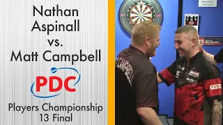 🏆 Nathan Aspinall WINS Players Championship 13 Vs. Matt Campbell