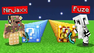 J'ai piégé Ninjaxx avec des Lucky Blocks spéciaux !