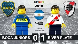 Boca Juniors 0 x 1 River Plate • Superclasico 2018 •  Verano (22/01/2018) Highlights Lego Football