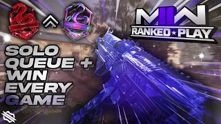 HOW TO WIN EVERY GAME + SOLO QUEUE IN MW2 RANKED PLAY