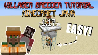 Villager Breeder TUTORIAL Minecraft Java 1.17