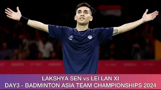 Lakshya Sen vs Lei Lan Xi | Badminton 2024