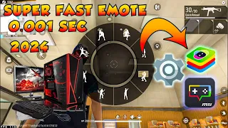 HOW TO SET FAST EMOTE MACRO IN PC।।EMULATOR FAST EMOTE SETTING।।BLUESTACKS 5 FAST EMOTE SETTING-2024