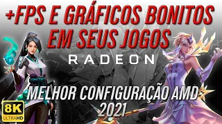 Configurar o Painel AMD RADEON ADRENALIN Para Mais FPS em JOGOS 2021 - OTIMIZAR OS GRÁFICOS