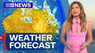 Australia Weather Update: Showers expected in parts of the country | 9 News Australia